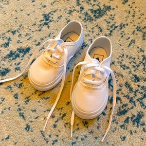 White Vans Toddler 6.5 - Brand New